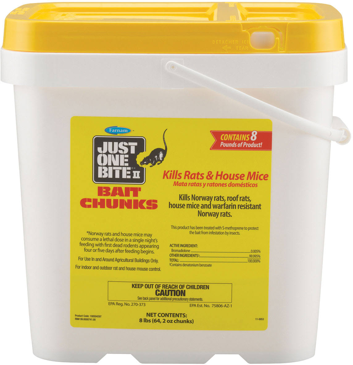 Farnam Just One Bite II Bait Chunk – 64 count, 2 oz each