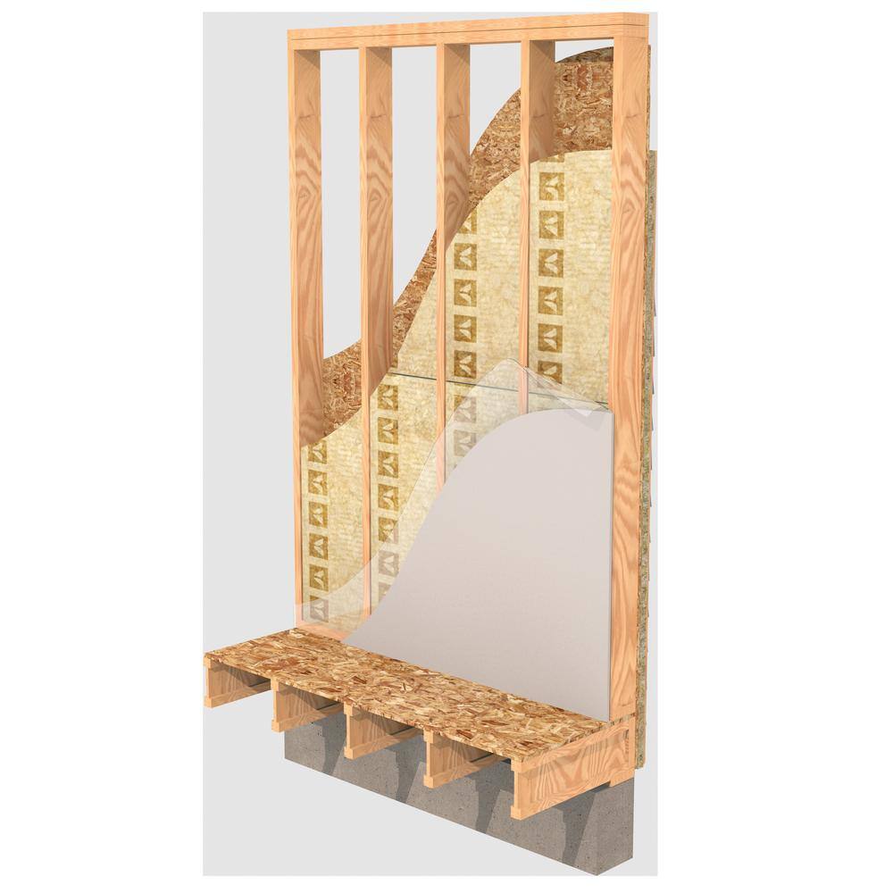 ROCKWOOL R-15 Comfortbatt 3-12 in. x 15 in. x 47 in. Fire Resistant Stone Wool Insulation Batt (59.7 sq. ft.) RXCB351525 - Image 2