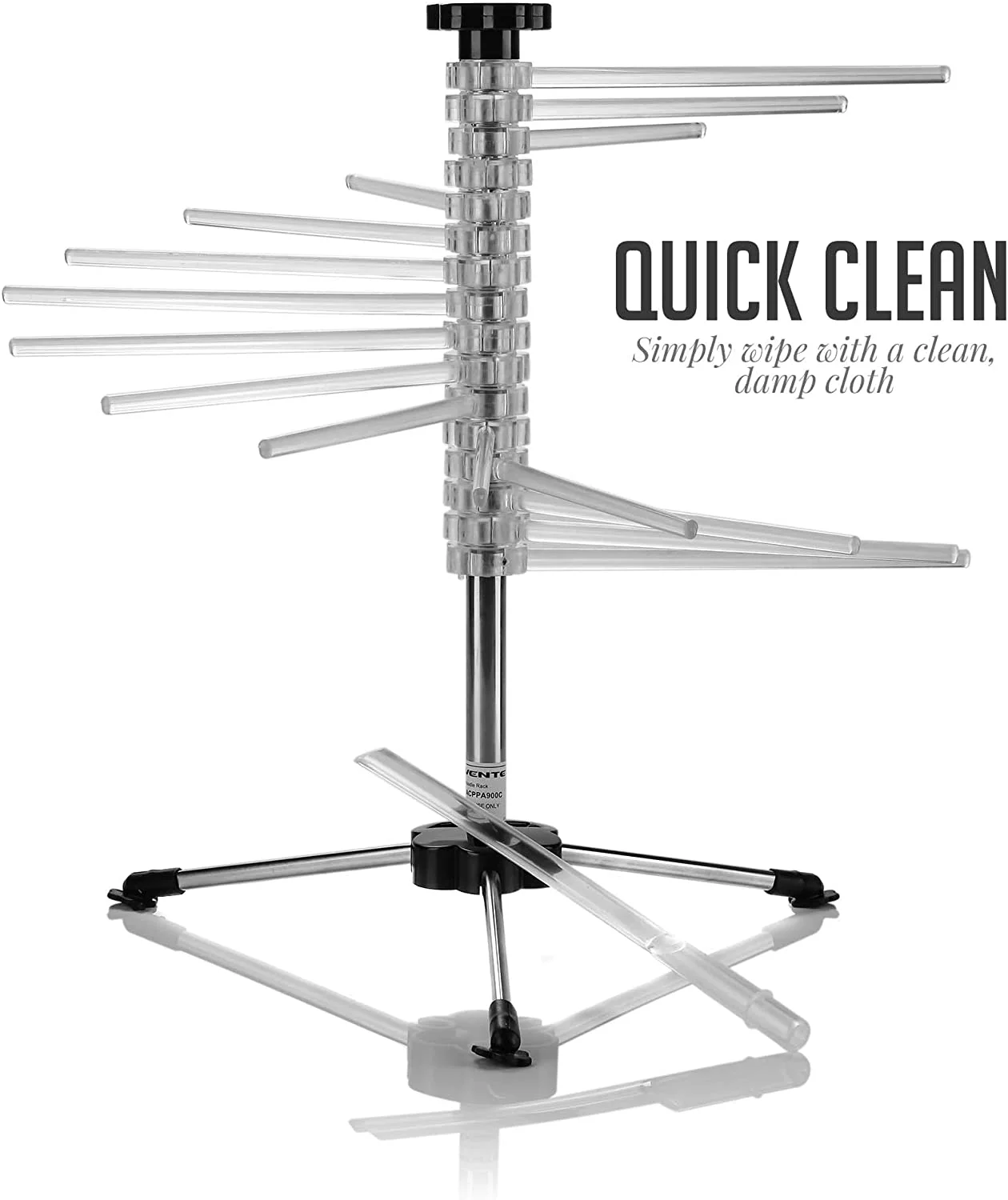 OVENTE 1.2 lb Collapsible Pasta Drying Rack, BPA-Free Acrylic Rods, for Homemade Noodles ACPPA900C - Image 7