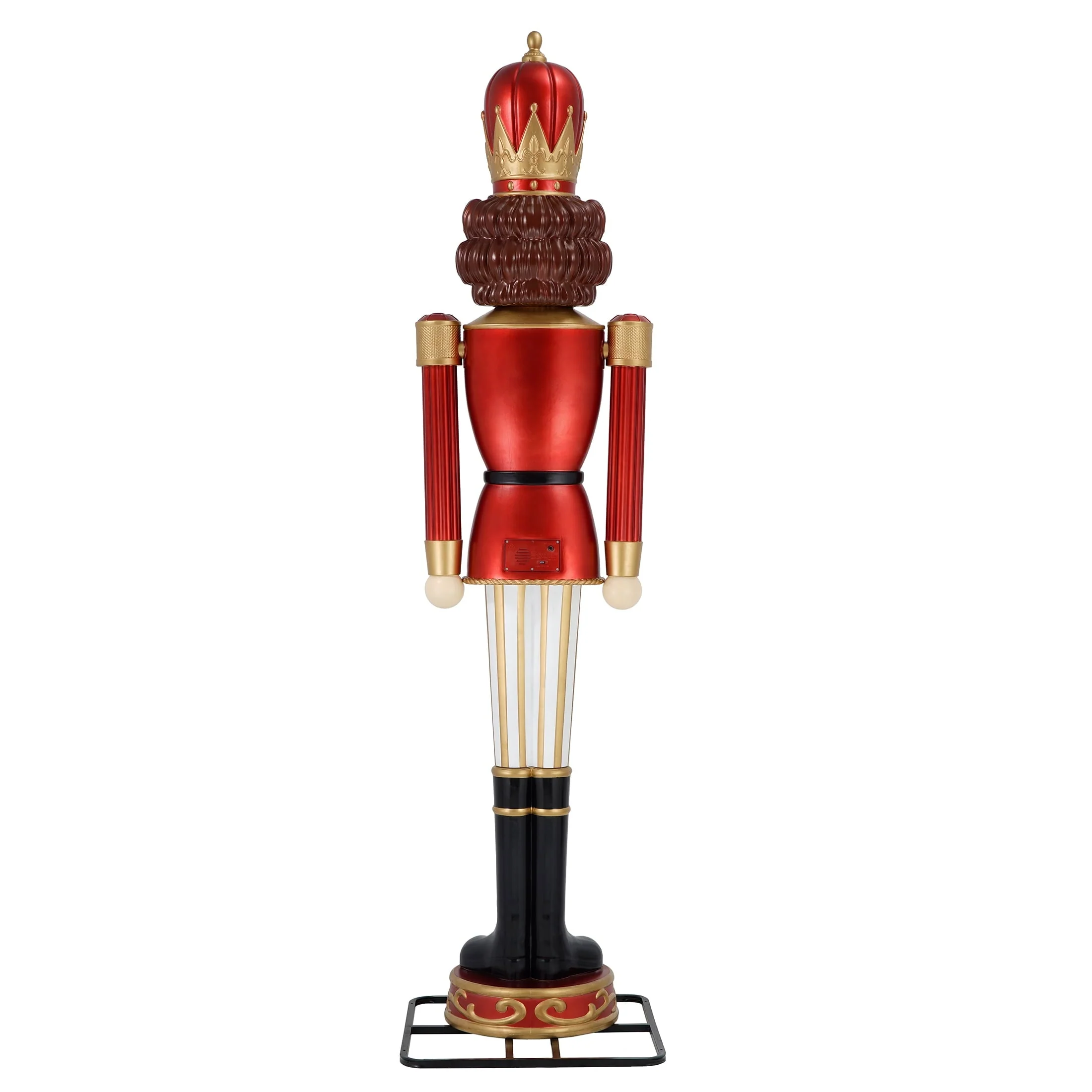2025 Animated Christmas Nutcracker Blow Mold Decoration, Multicolor, 9′, by Holiday Time - Image 2