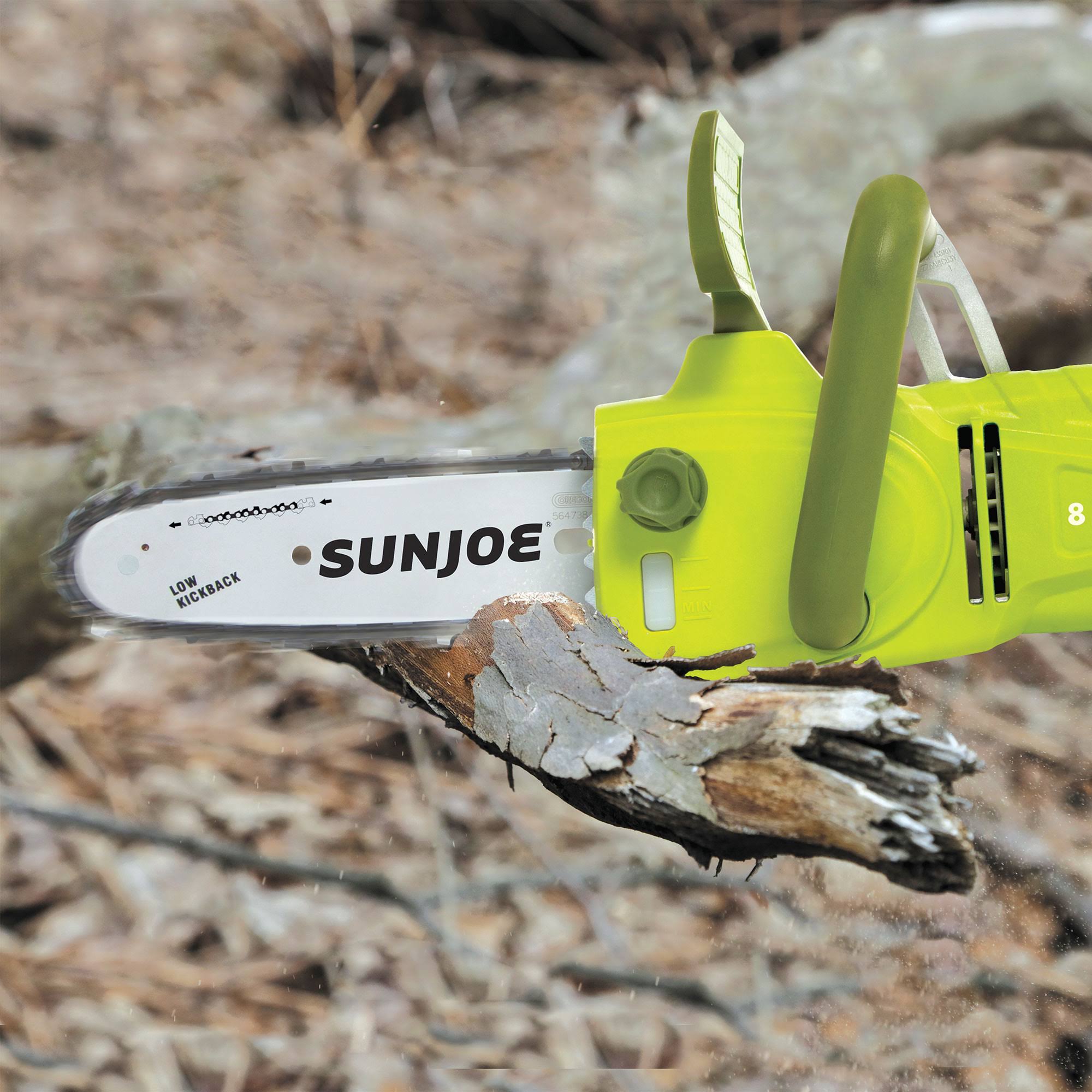 Sun Joe 8-Inch 8.0 Amp 2-in-1 Convertible Pole Chain Saw, Green, Swj806e - Image 7