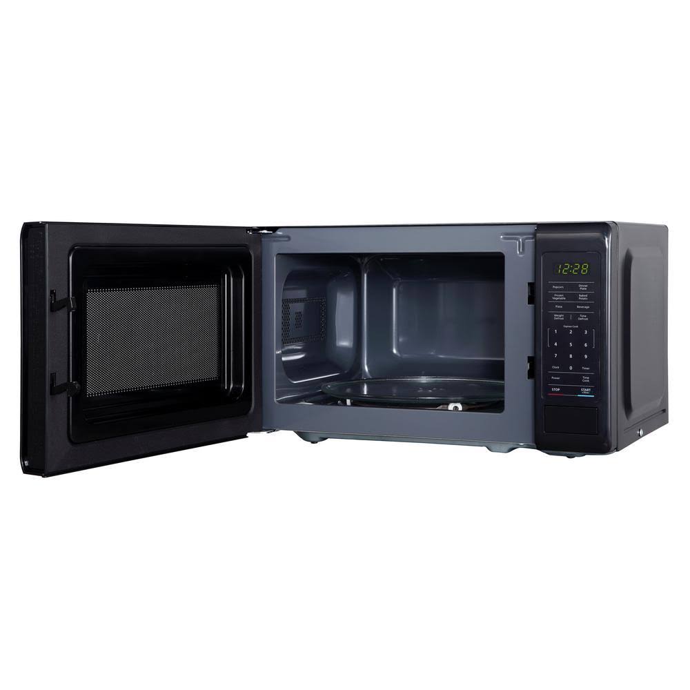 Magic Chef 0.7 Cu. ft. Countertop Microwave (Black with Gray Cavity) - Image 4