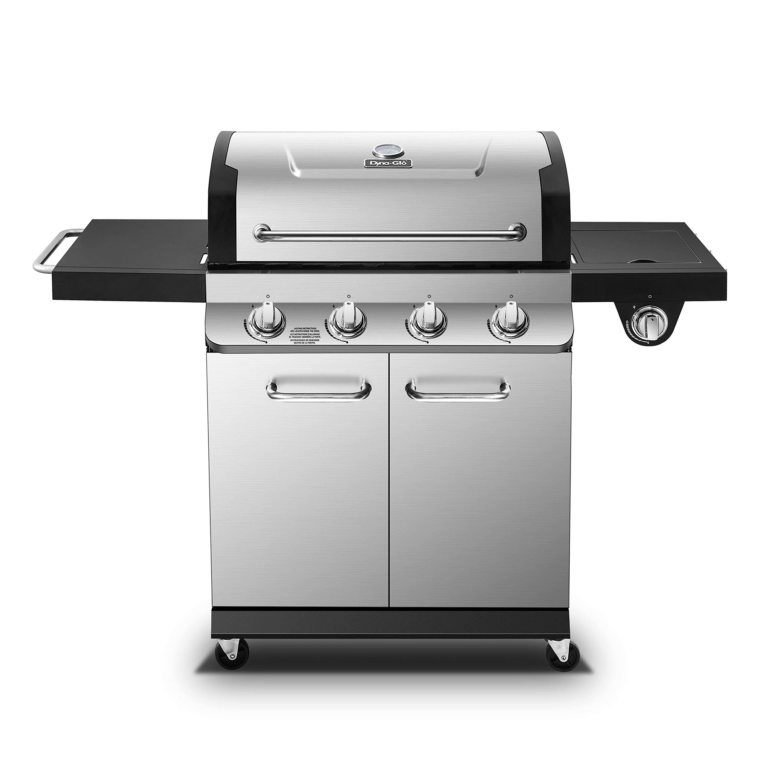 Dyna-Glo Premier 4 Burner Natural Gas Grill – Stainless Steel