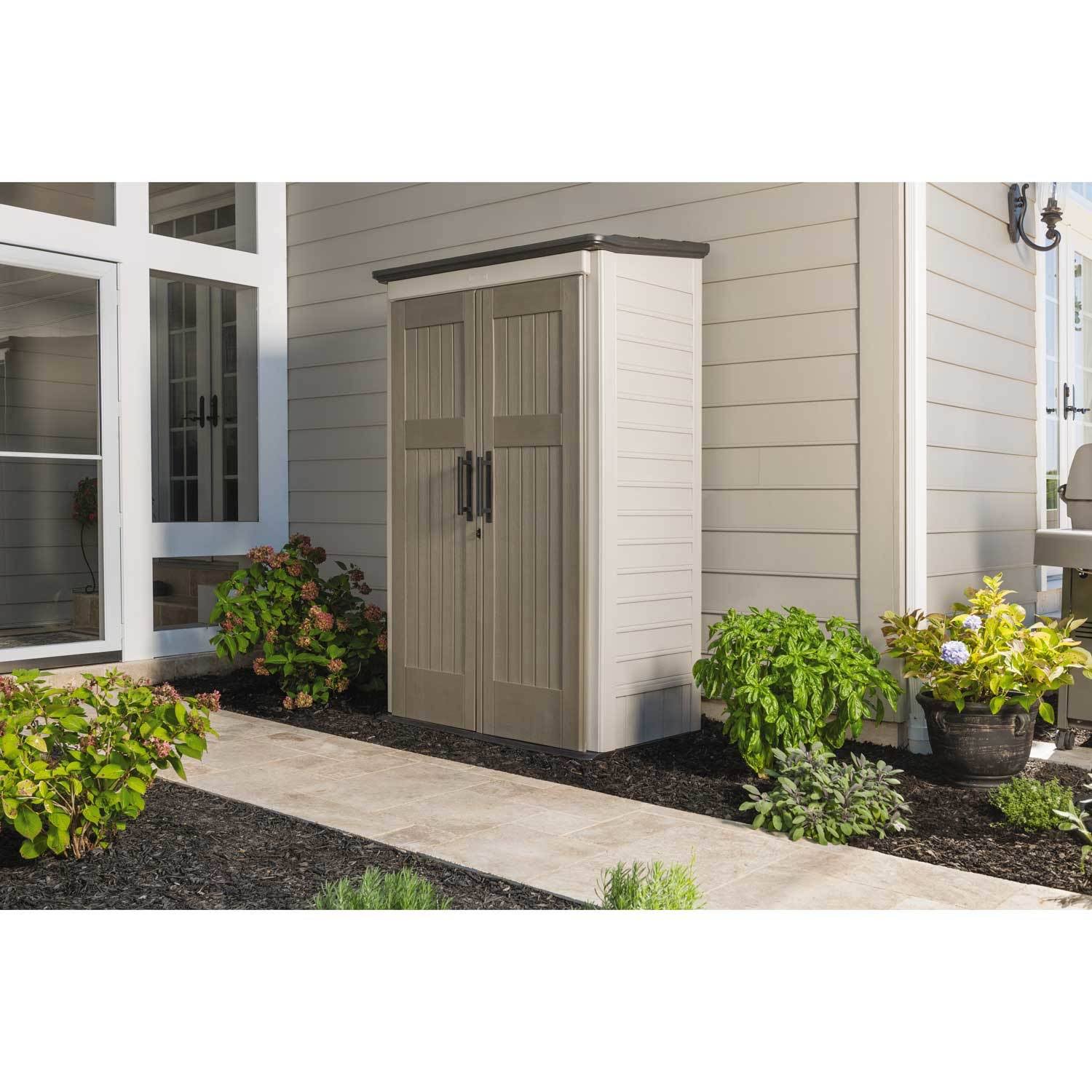 Rubbermaid Large Vertical 52 cu.ft. Outdoor Storage Building Shed - Image 8