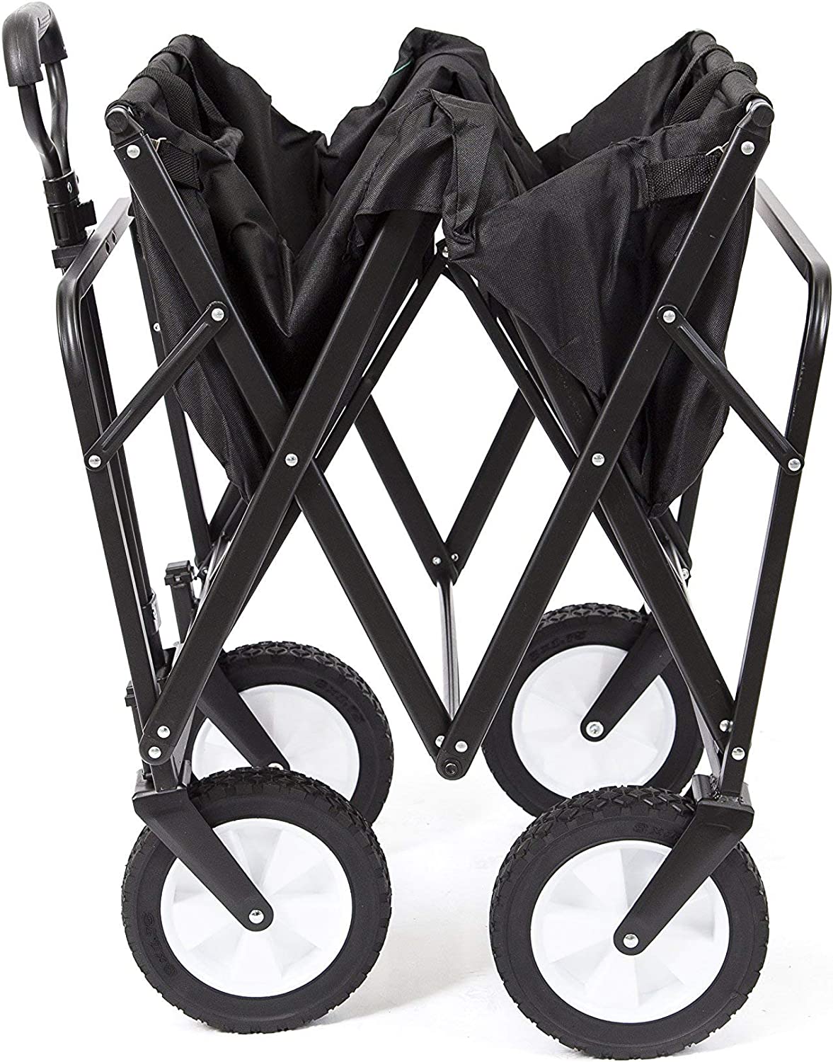 MacSports Collapsible Folding Outdoor Utility Wagon?? Black - Image 3