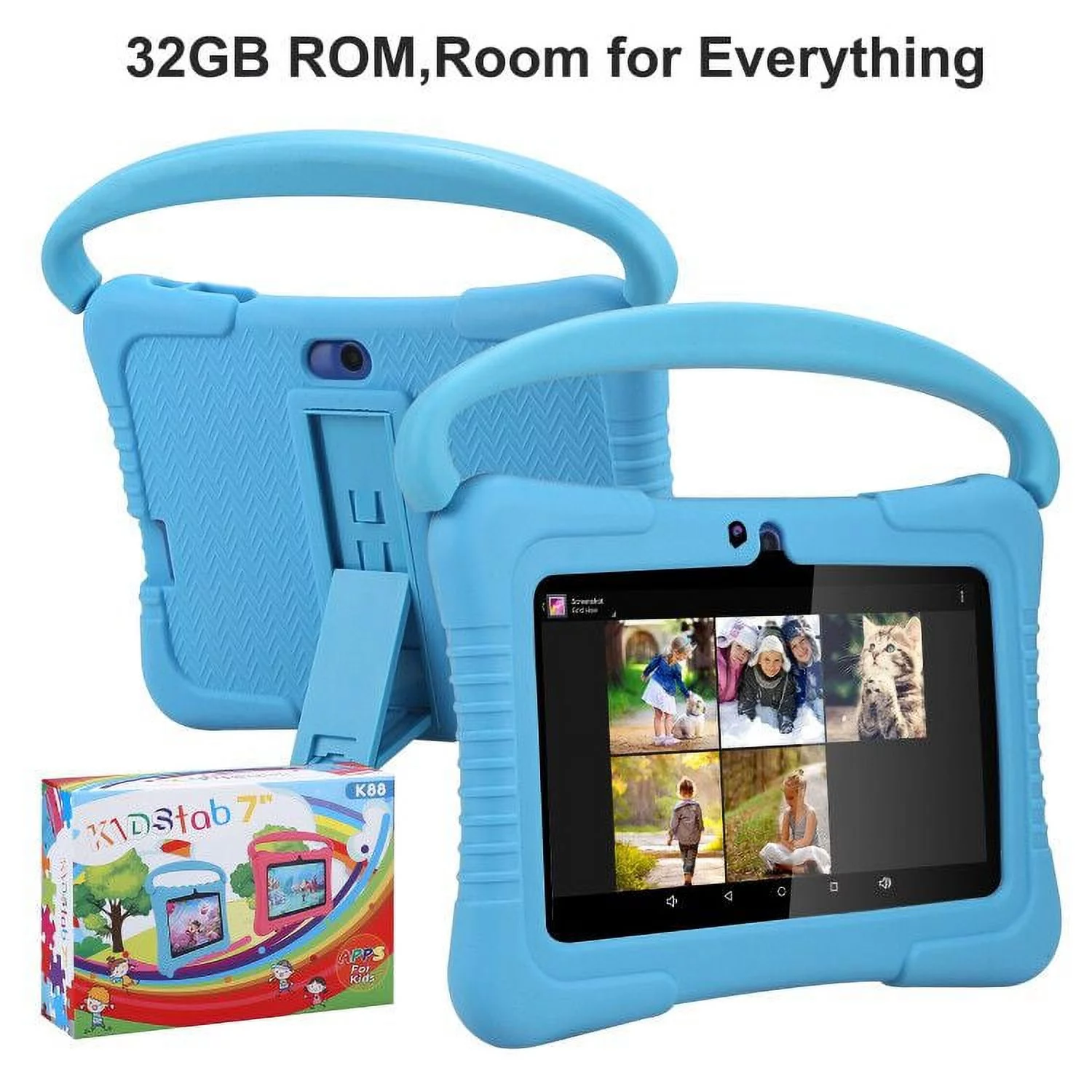 Kids Tablet, 7 Inch Android 10 Tablet for Kids, 2GB +32GB, Kid Mode Pre-Installed, WiFi Android Tablet, Kid-Proof Case - Image 6
