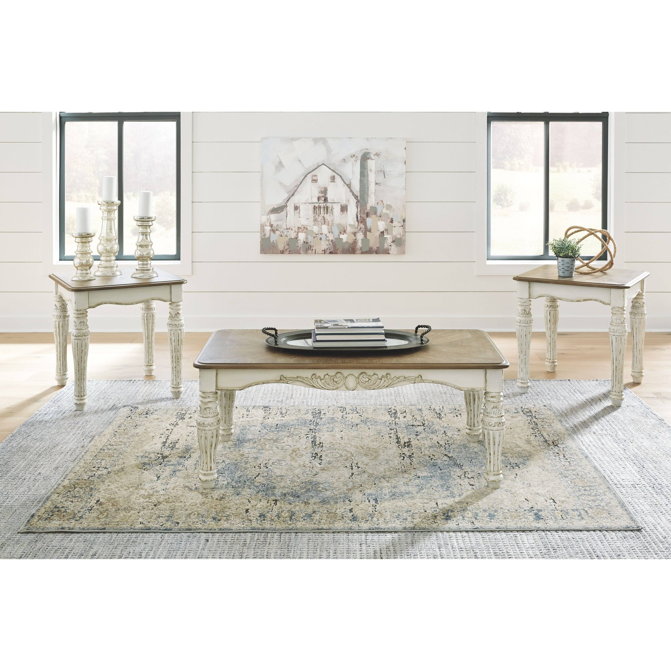 Ashley Realyn Table Set of 3 - Image 2
