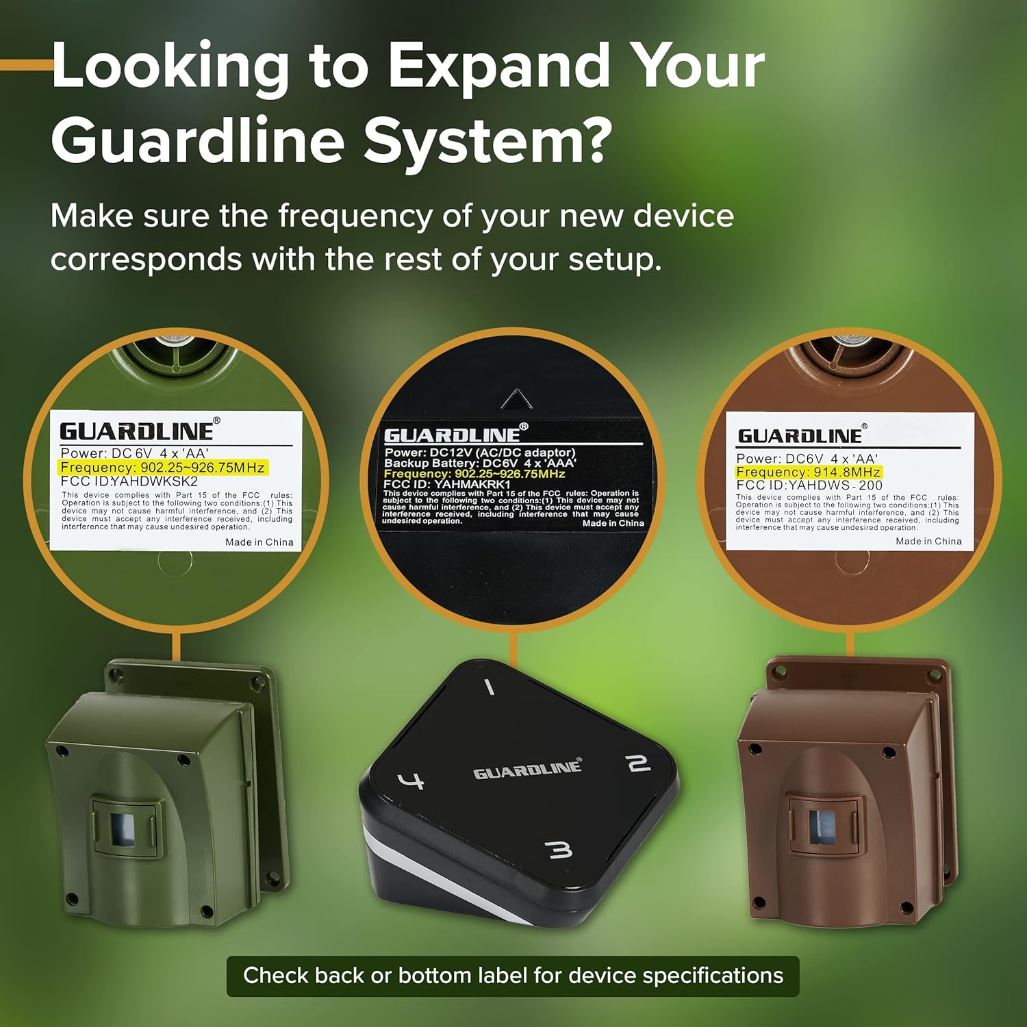 Guardline Wireless Driveway Alarm – Motion Sensor Alarm Set with 4 Sensors and 1 Receiver – 500 Foot Range – Weatherproof, Outdoor Security Alert System for Home & Property? - Image 6