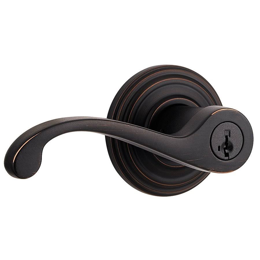 Kwikset 740CHL 11P SMT Commonwealth Keyed Entry Lever, Venetian Bronze