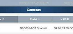 Alternative view of DBC835 ADT Pulse Doorbell Camera
