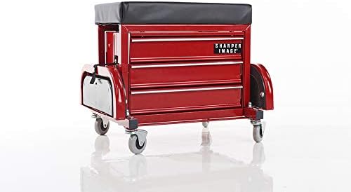 Sharper Image Rolling Toolbox Stool - Image 4
