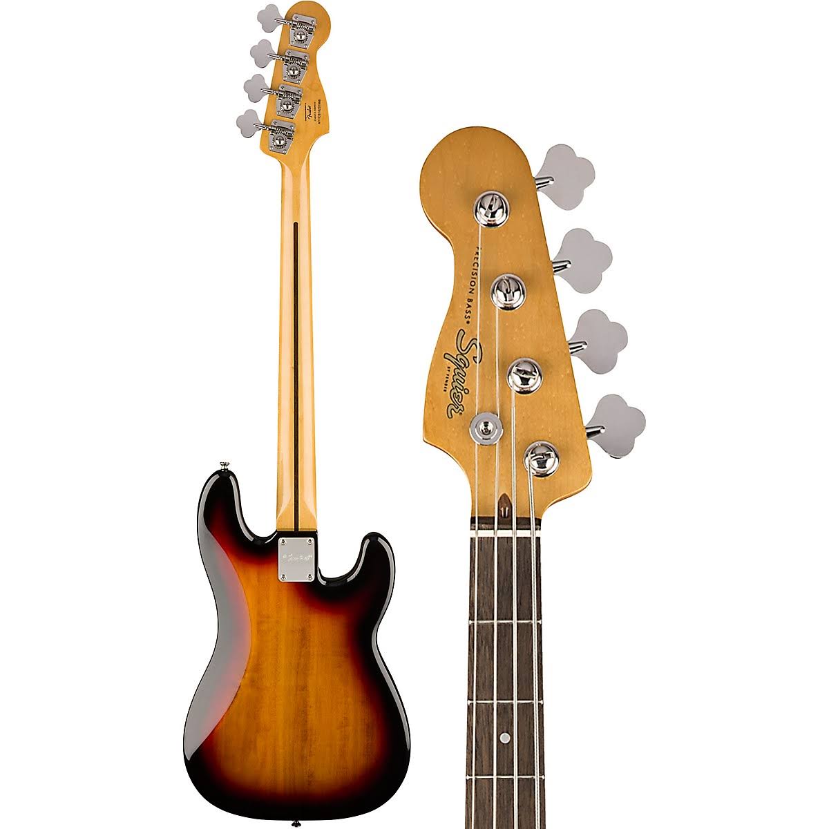 Squier Classic Vibe &60s Left-Handed Precision Bass 3-Color Sunburst - Image 5