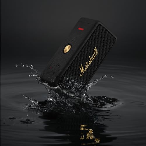 Marshall Emberton II Portable Bluetooth Speaker, Black & Brass - Image 31