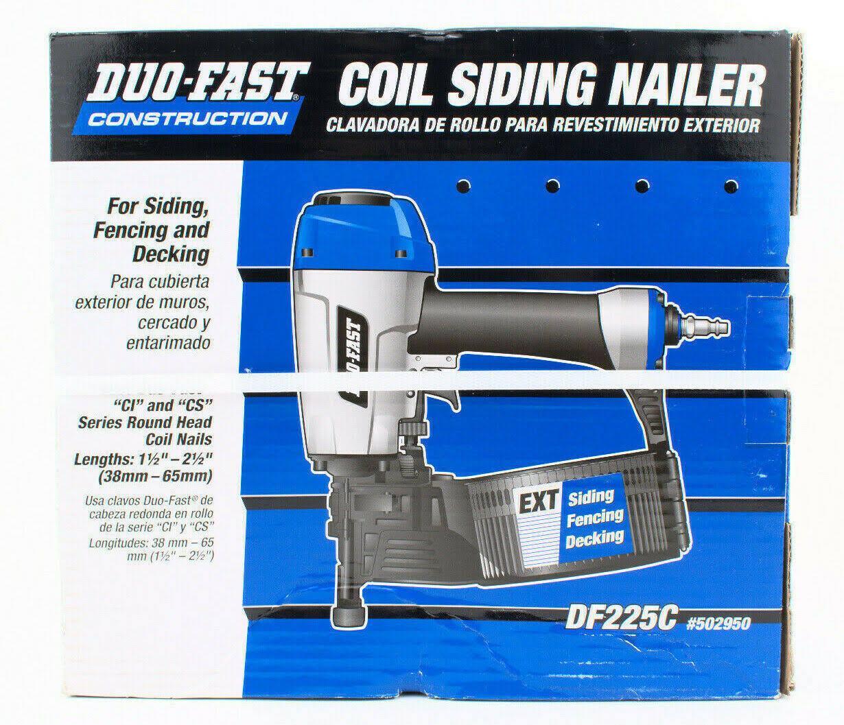 Duo Fast DF225C 0 Degree Coil Siding Nailer - Image 9