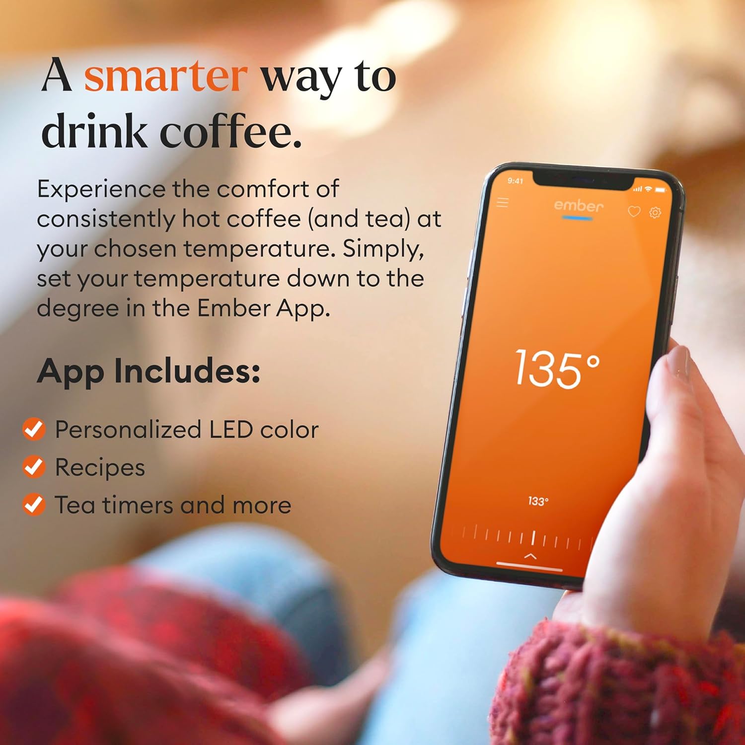 Ember Temperature Control Smart Mug 2, 14 Oz, App-Controlled Heated Coffee Mug with 80 Min Battery Life and Improved Design, White - Image 73