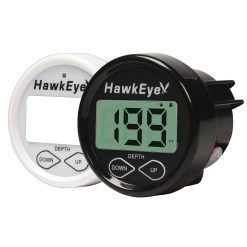Hawkeye DT1B Softglow LCD Boat Mount Depth Sounder – Black/White