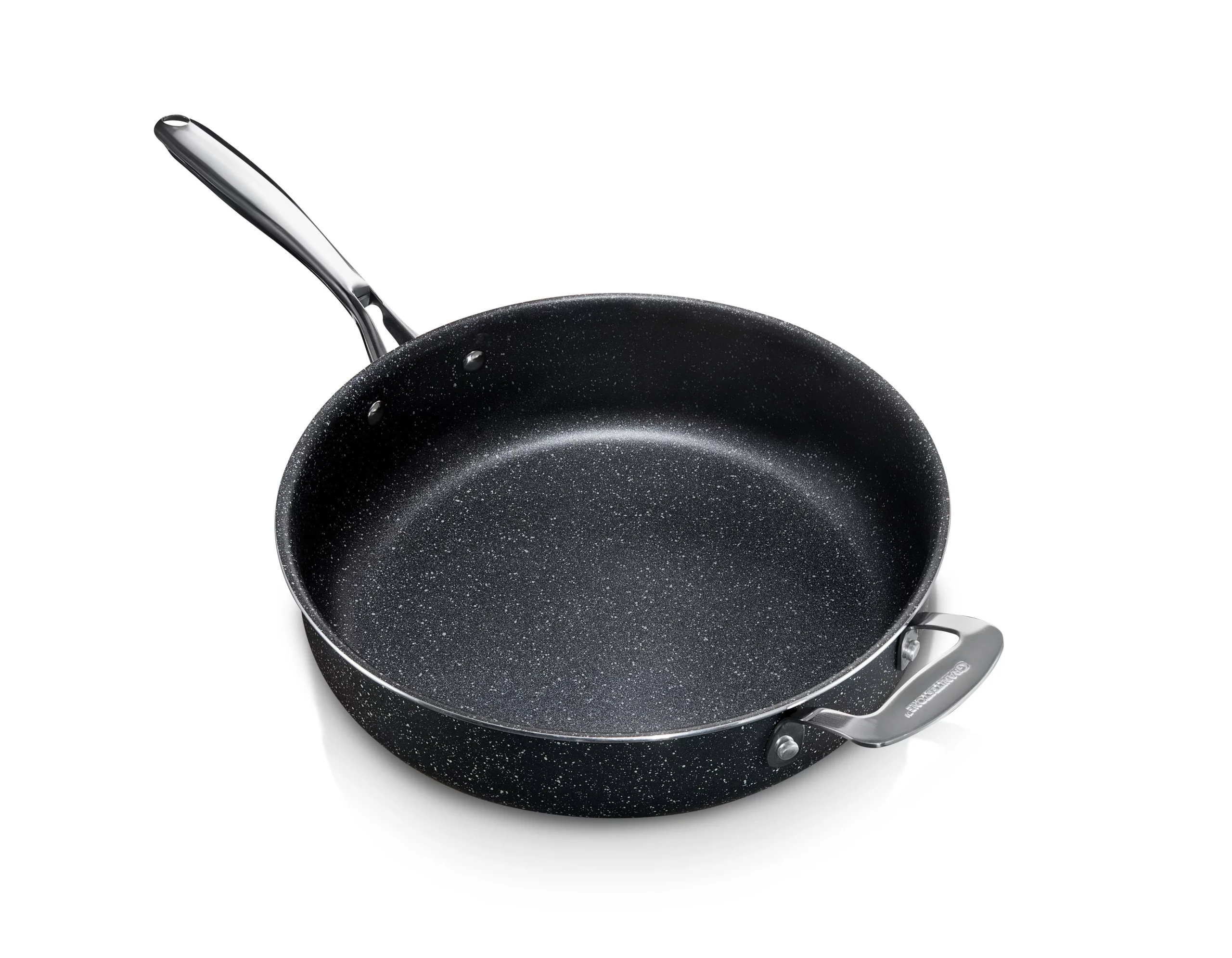 Granitestone Jumbo Cooker with Lid, Nonstick Triple Coated Surface, Family Sized Open Skillet with Stainless Steel Stay Cool & Helper Handle, Oven and Dishwasher Safe - Image 10
