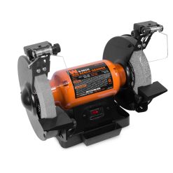 Wen 4282 4.8-Amp 8×22 Bench Grinder with LED Work Lights and Quenching Tray