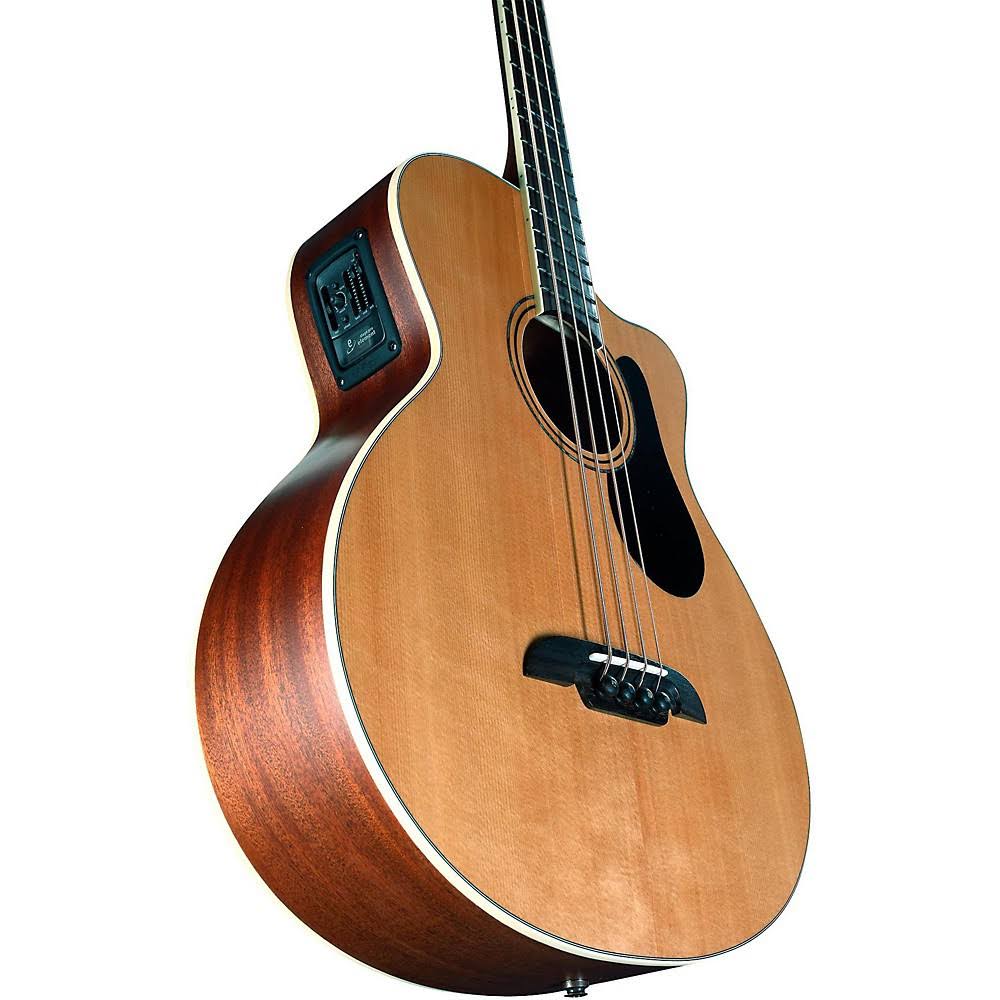 Alvarez Artist Series AB60CE Acoustic Electric Bass Guitar Natural - Image 4