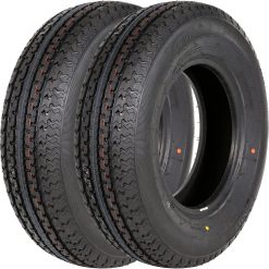 WEIZE ST205 75R15 205 75 r15 Radial Trailer Tire, 8-Ply Load Range D, Set Of 2