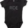 CafePress I Want To Ride My Bike Infant Bodysuit Baby Romper Dark