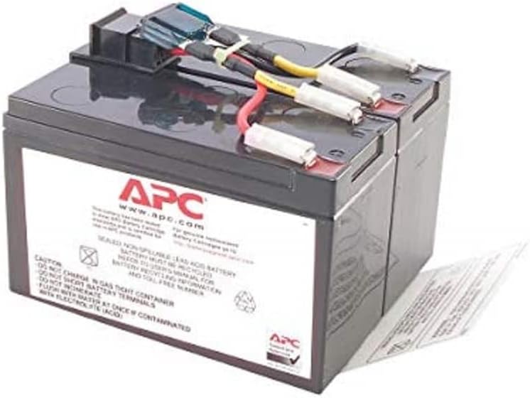 APC UPS Battery Replacement, RBC48, for APC Smart-UPS SMT750, SMT750US, SUA750 and select others