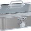 Crock-Pot 3.5 Quart Casserole Slow Cooker, Stainless Steel