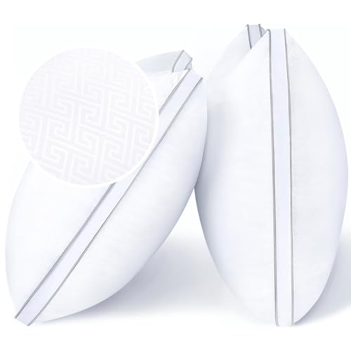 viewstar Bed Pillows King Size Set of 2, Hotel Quality, Down Alternative Big Pillow for Back, Stomach or Side Sleepers, Firm - Image 53