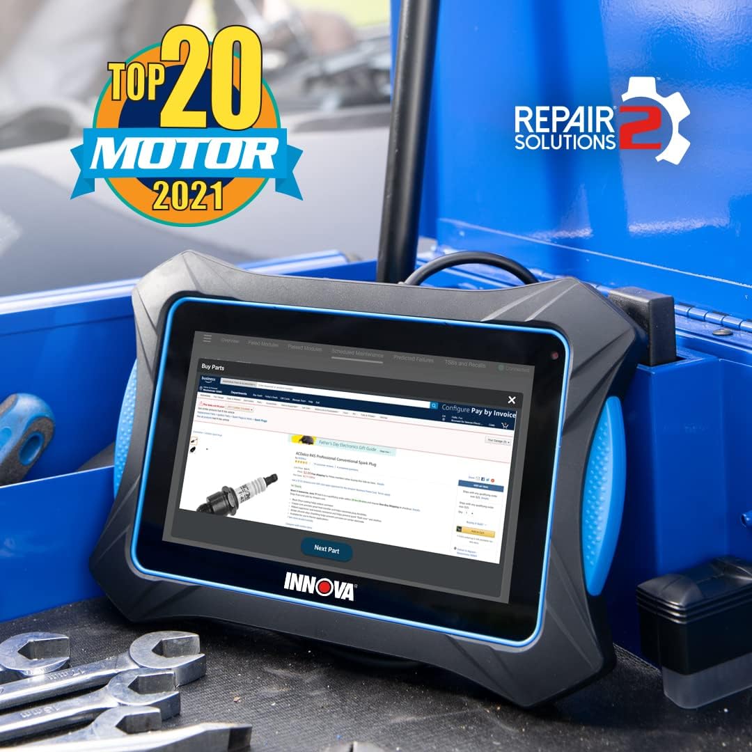 Innova 7111 OBD2 Tablet – BiDirectional Scan Tool & Professional OBD2 Code Reader – ABS Scan/Bleeding, TPMS, SRS, Enhanced Data Stream, and Reset Functions Car Diagnostic Tool – All Systems Scanner - Image 2