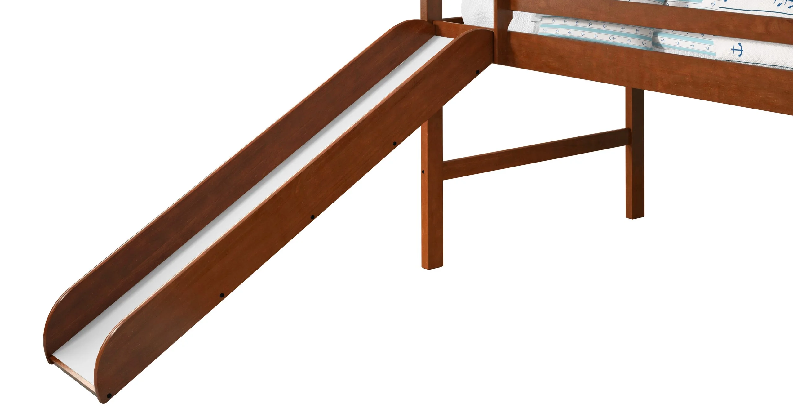 Donco Kids Twin Solid Wood Mission Low Loft Bed in Espresso - Image 6