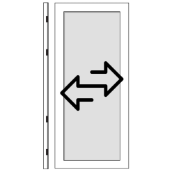 Alternative view of Larson Signature Classic 36-in x 81-in Black Full-view Aluminum Storm Door | 14904052