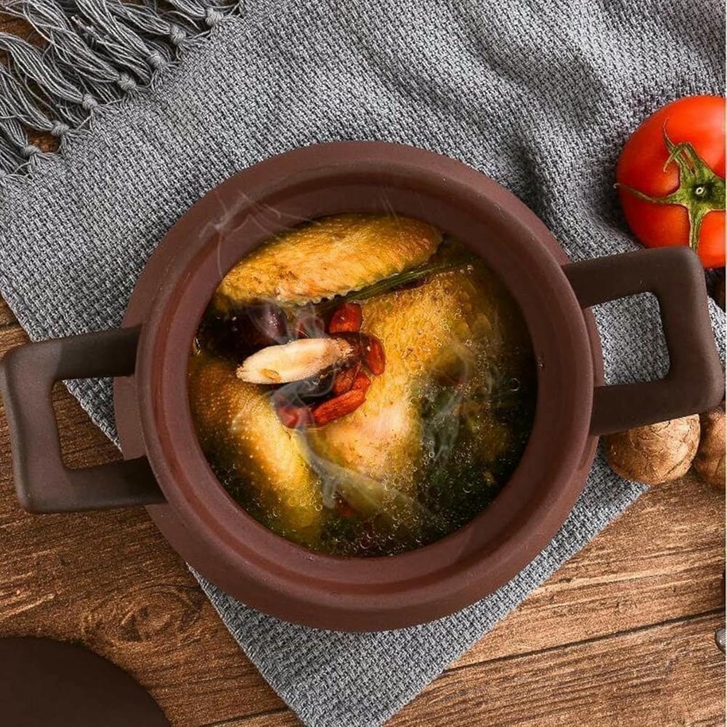 Ceramic Casserole clay pot for cooking pots claypot casserole dish dishes cazuelas de barro ceramic cookware japanese stew oven bakeware stoneware - Image 3