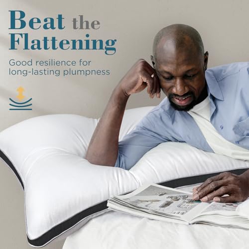 viewstar Bed Pillows King Size Set of 2, Hotel Quality, Down Alternative Big Pillow for Back, Stomach or Side Sleepers, Firm - Image 102