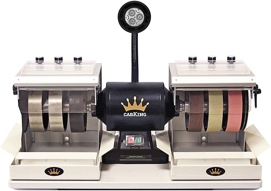 CabKing 6 Cabbing Machine | Lapidary Rock Grinder Polisher | Model CABKING-6V3 - Image 2