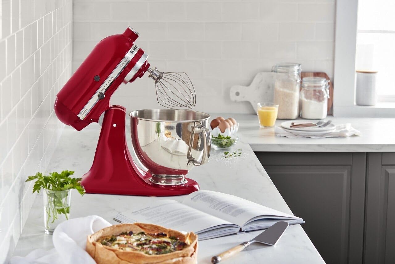 KitchenAid Artisan Series 5 Quart Tilt Head Stand Mixer with Pouring Shield KSM150PS, Cast Iron - Image 124
