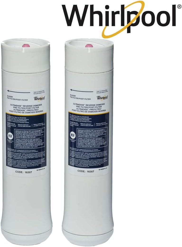 Whirlpool WHER25 Reverse Osmosis (RO) Filtration System With Chrome Faucet | Extra Long Life | Easy To Replace UltraEase Filter Cartridges, White - Image 5