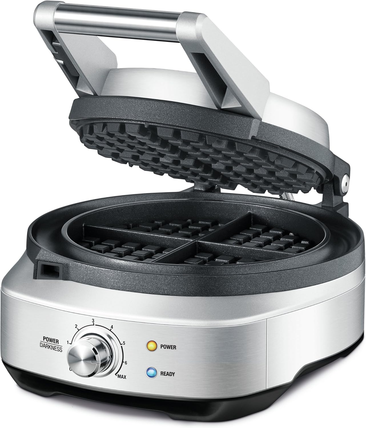 Breville BWM520XL No-Mess Waffle Maker, Brushed Stainless Steel - Image 2