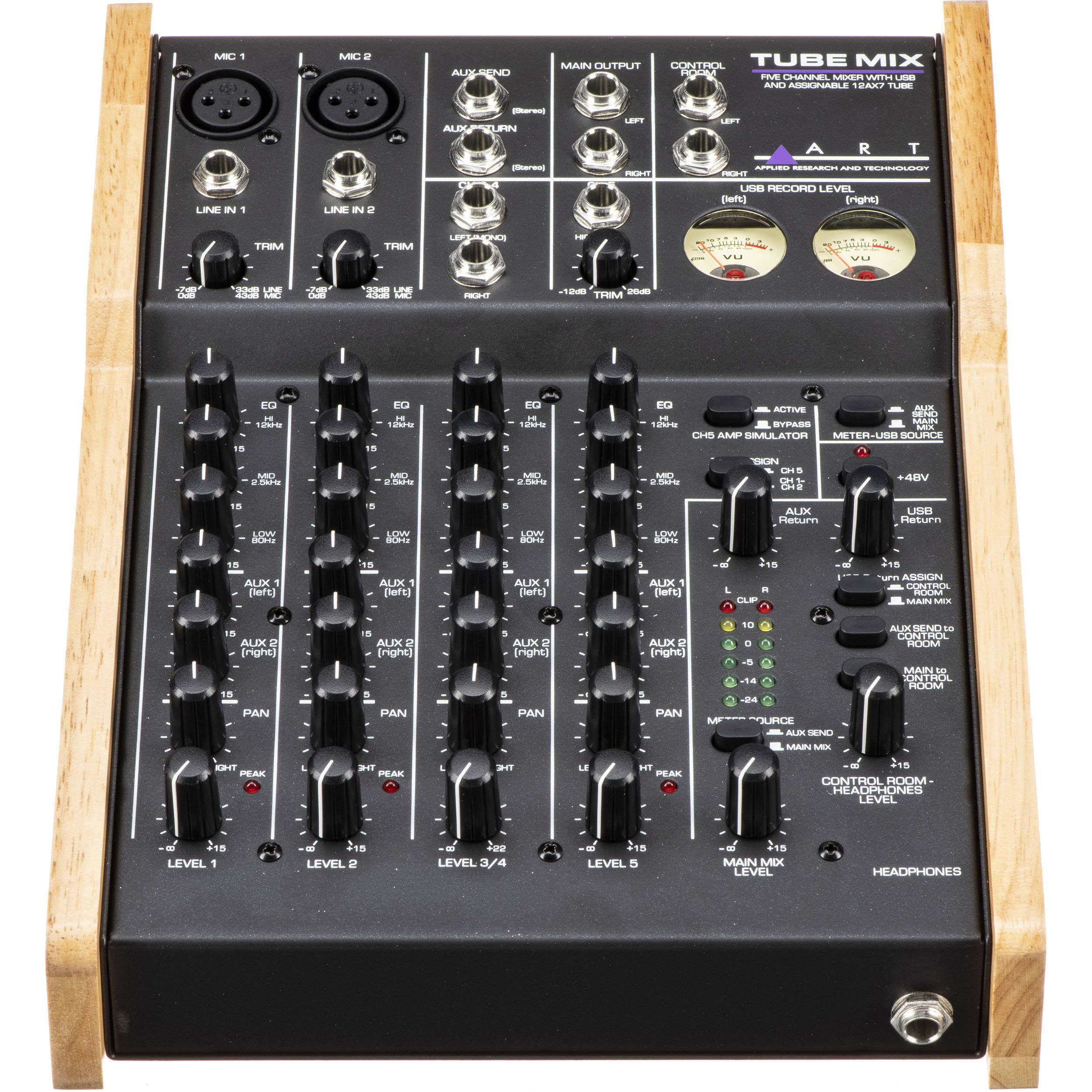 Art TubeMix 5-Channel USB Mixer - Image 2