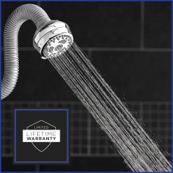 Alternative view of Waterpik Flexible Neck Best Adjustable Shower Head for All Heights 6 Mode, 1.8 GPM, Chrome NSL-603E Pack of 2