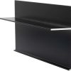 RecPro RV Slideout Trim | 92 Length | Black or White Color Options | Aluminum | Made in The USA (2 Trim Pieces, Black)