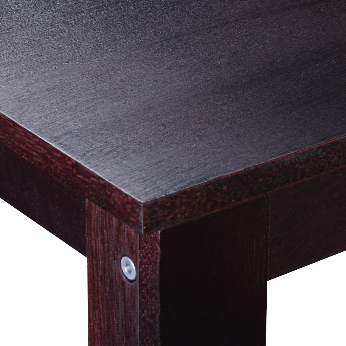 Casart End Table Coffee Sofa Wooden End Shelf Living Room Bedroom Chair Side Table Furniture Espresso - Image 4
