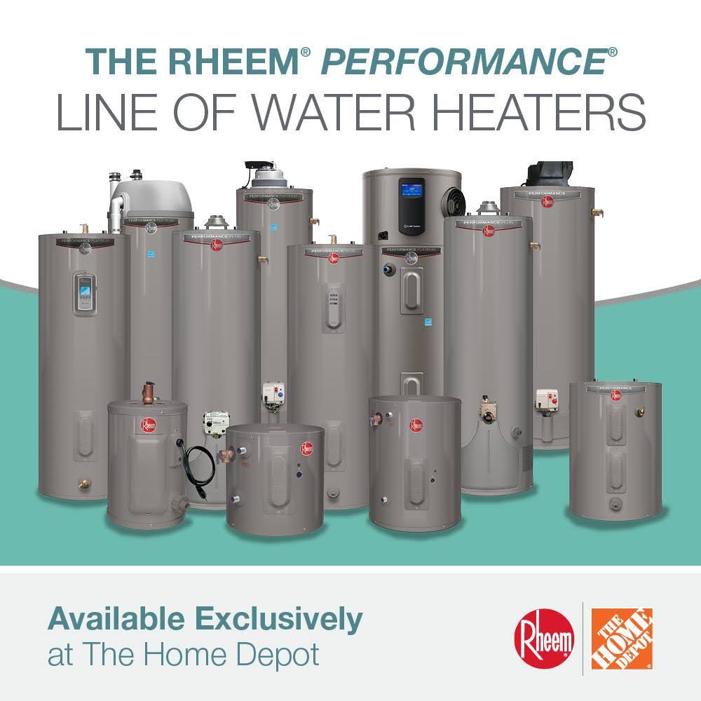 ??Rheem Performance 40 gal. Medium 6 Year 4500/4500-Watt Elements Electric Tank Water Heater - Image 8