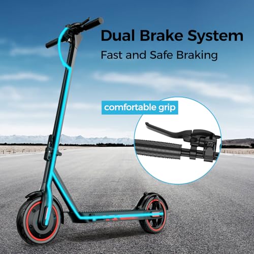 Electric Scooter for Adults, 19/25 Mph Max Speed, 21/25/35 Miles Range,350/500/600W APP Control E-Scooter with 8.5/10 Inflatable tire, Foldable Escooter with App Control, UL 2272 Certified - Image 29
