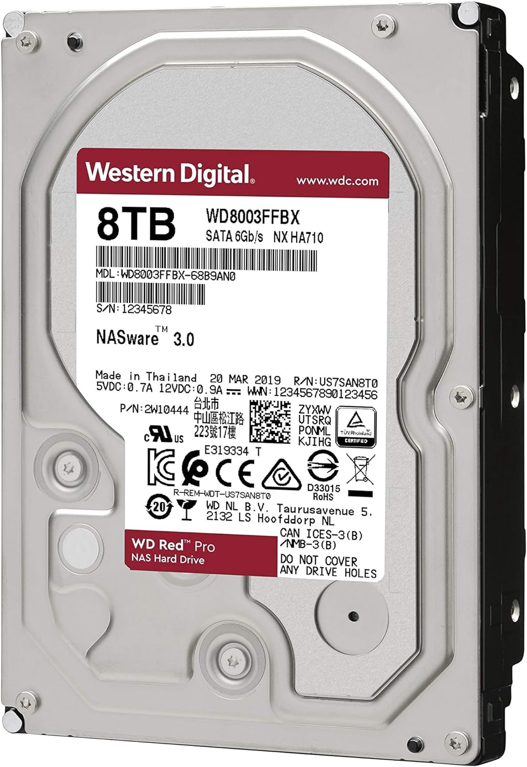 Western Digital 4TB WD Red Pro NAS Internal Hard Drive HDD – 7200 RPM, SATA 6 Gb/s, CMR, 256 MB Cache, 3.5 – WD4003FFBX - Image 18