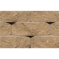 Rockwood Retaining Walls Cottage Stone 4 in. H x 12 in. W x 8.5 in. D Sandstone Concrete Garden Wall Block (96-Pieces/31.68 Sq.