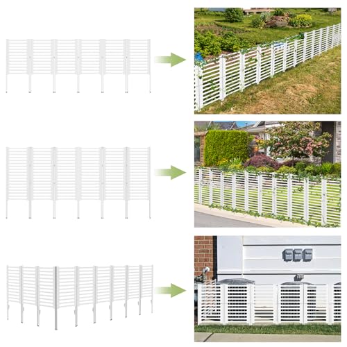 Privacy Fence 12 Pack, Air Conditioner Fence 15.7” ?? 22”, Outdoor Privacy Fence Screen, Trash Can Enclosure, Pool Equipment Panels, Panels Outdoor for Garden Patio - Image 6