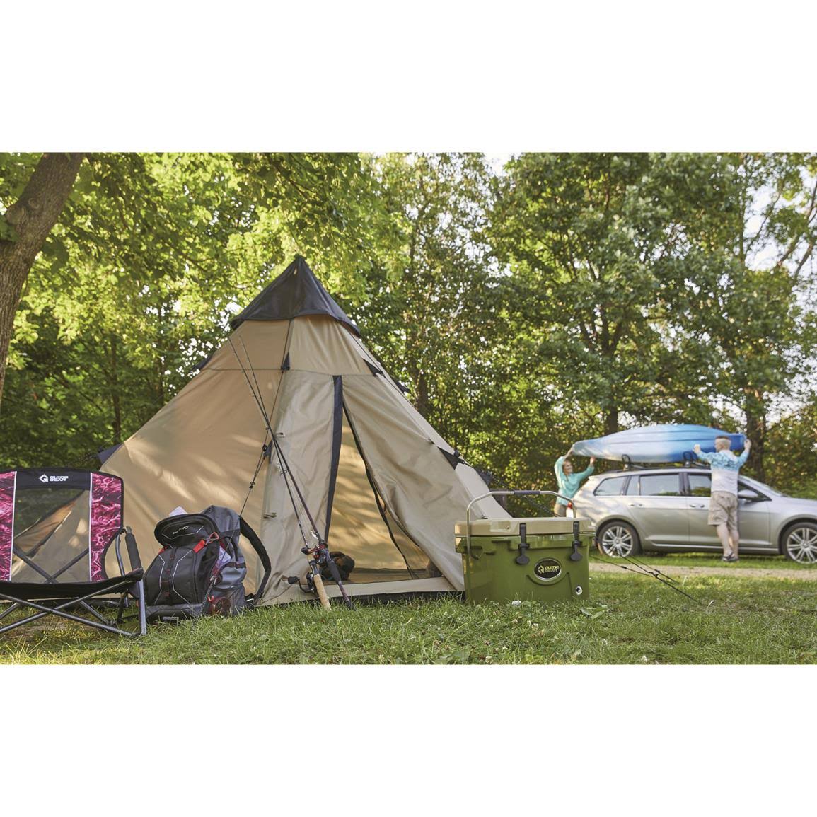 Guide Gear 10& x 10& Teepee Tent - Image 7