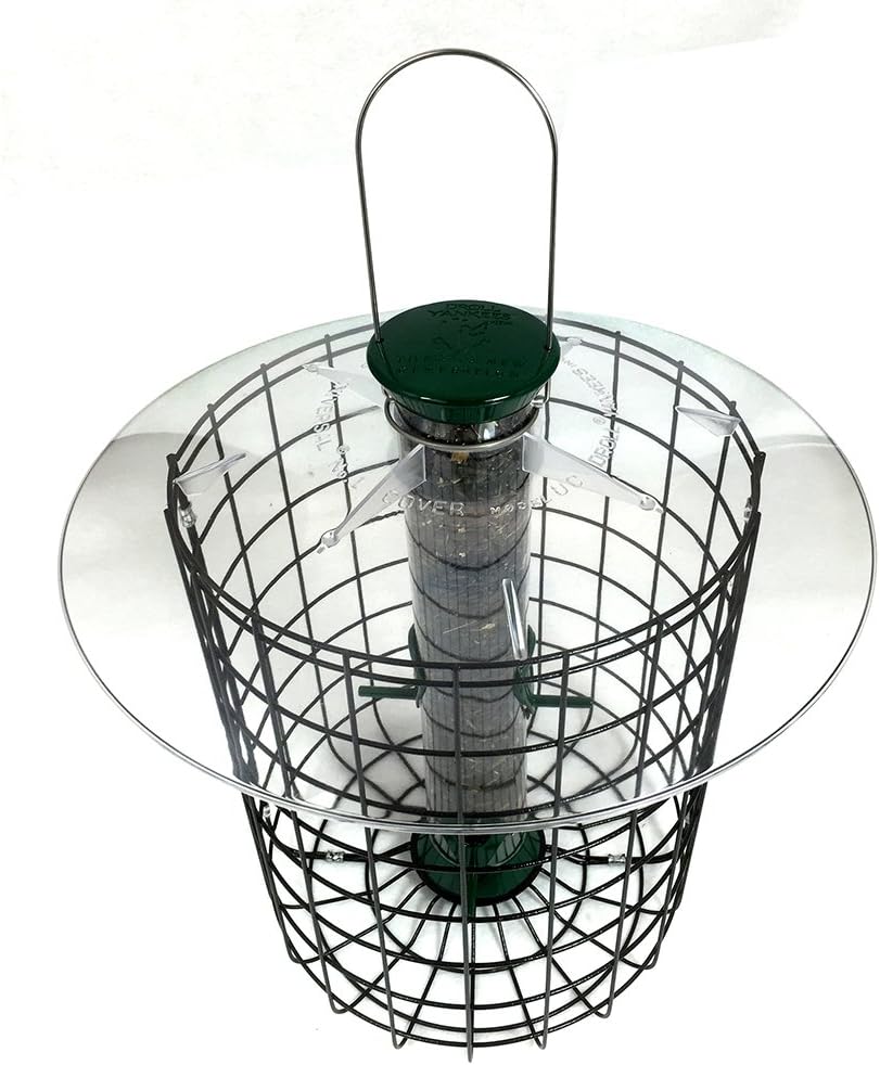 Droll Yankees 344305 Squirrel Proof, Caged Sunflower Bird Feeder, 20-Inch, Black - Image 8