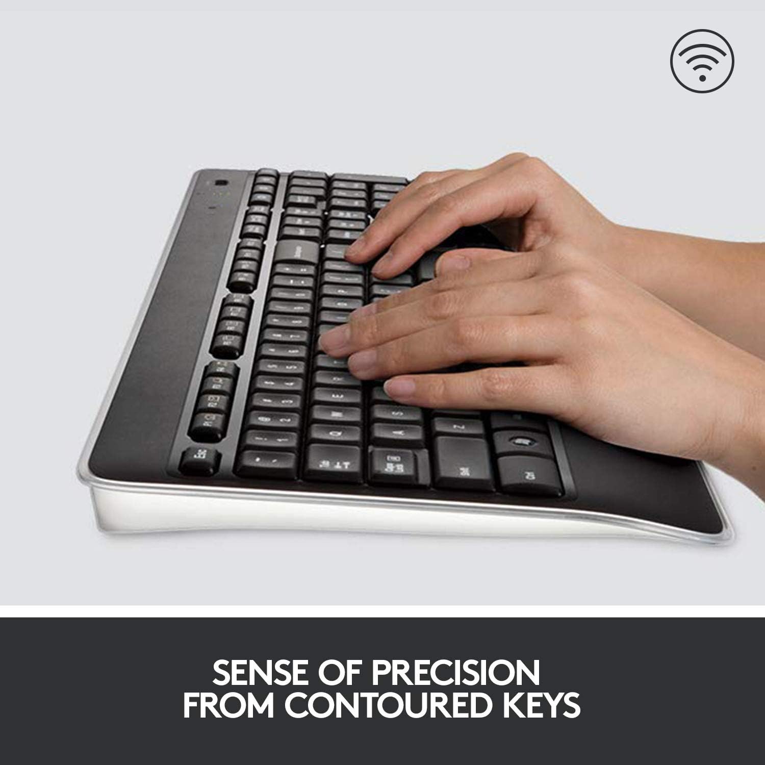Logitech K800 Wireless Illuminated Keyboard ?? Backlit Keyboard, Fast-Charging, Dropout-Free 2.4GHz Connection - Image 2
