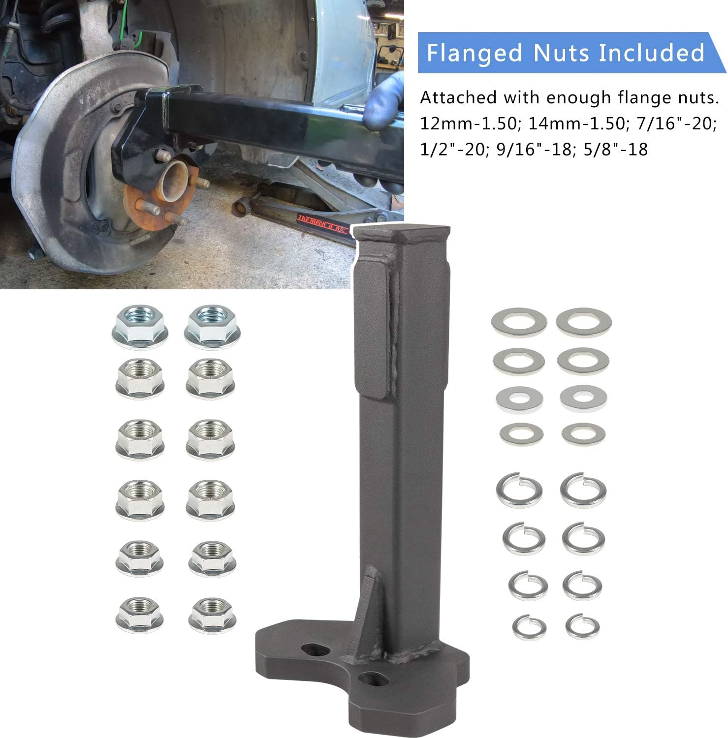 8629 Universal Wheel Hub Removal Tool Replace for ATD Tools, Compatible with All Axle Bolt Hubs (5, 6 and 8 Lug Hubs). - Image 4